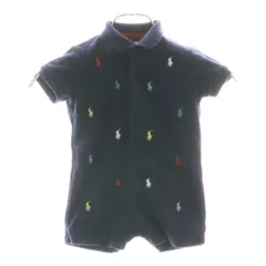POLO RALPH LAUREN (ポロラルフローレン) ロゴ刺繍 ロンパース キッズ