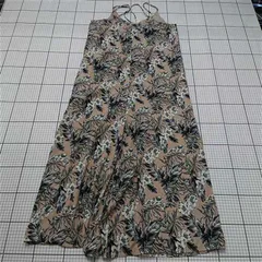 ◇ ⊂ ケービーエフ KBF KB75-26M250 花柄キャミソールワンピース ベージュ系 レディース E  【1512220027235】