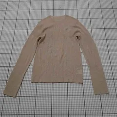 ◇ Θ ナノ・ユニバース nano・universe リブニット ベージュ系 Mサイズ レディース E  【1512220027181】