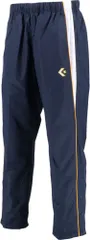 コンバース CONVERSE バスケット ウォームアップパンツ メンズ レディース 男性 女性 長ズボン ボトムス ロング丈 裾ボタン 裏起毛 撥水 透湿 練習 トレーニング 部活動 クラブ チーム  CB182501P 2911 ネイビー×ホワイト