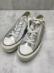 CONVERSE コンバース 31314280 LEATHER ALL STAR LIFTED OX スニーカー size25.5cm/シルバー ■■◎レディース