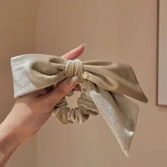 新品! リボンシュシュ ヘアクリップ リボン 髪留め リボン ヘアアレンジ シュシュ ヘアアクセサリー ベロアリボン 髪飾り 卒園式 卒業式 入園式 入学式 髪ゴム 高級感 上品 結ぶ フォーマル