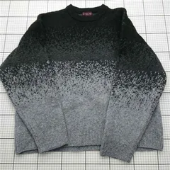 ◇ Θ エテリオ ETELIO グラデーションニットセーター Lサイズ メンズ E  【1601070002636】