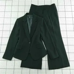 ◇ Θ クリア clear レディーススーツセットアップ ジャケット パンツ ブラック系 サイズ38 レディース E  【1601070003831】