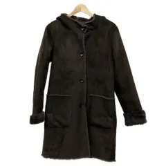 UNITED ARROWS(ユナイテッドアローズ) コート サイズ36 S レディース美品  - ダークブラウン 長袖/フェイクムートン/A DAY IN THE LIFE/冬