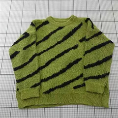 ◇ ⊇ クレア CLEA GL2340025 アクリルニットセーター グリーン系 Fサイズ レディース E  【1601150012098】