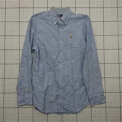 ◇ Θ ポロ ラルフローレン Polo Ralph Lauren オックスフォードシャツ サックスブルー メンズ E  【1601150010735】