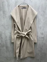 ZARA ザラ フーデッドソフト コート sizeS/ベージュ ◆■レディース