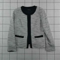 ◇ Θ アッドルージュ Add Rouge ノーカラージャケット 9AR ネイビー系 レディース E  【1601150013194】