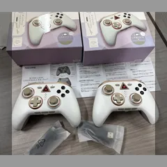 （2個セット）ジャンク品扱い　Switch用ワイヤレスコントローラー　パール ALLONE ALG-NSWCP 【Switch】