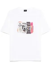PS PAUL SMITH カット&ペースト コットン Tシャツ 送料無料