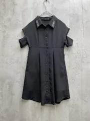 美品 SISTER JENNI シスタージェニー シャツ ワンピース size130cm/黒 ■◇レディース