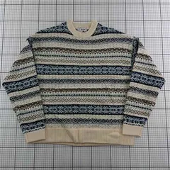 ◇ ⊇ ディスコート Discoat フェアアイル柄ニットセーター Fサイズ メンズ E  【1601150013484】のサムネイル