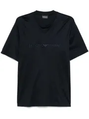 EMPORIO ARMANI エンポリオ アルマーニ 刺繍ロゴ Tシャツ 送料無料