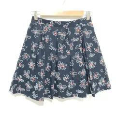 ジルバイジルスチュアート フラワー刺繍 スカート 64-92_S1644
