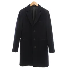 ピーエスポールスミス PS Paul Smith MELTON SINGLE CHESTER COAT メルトン シングル チェスターコート M 紺 ネイビー /UO