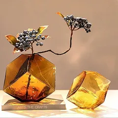 【新品・未使用】夕陽に映える 一輪挿し ガラスの一輪挿し 花瓶 フラワーベース