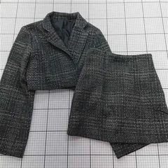 ◇ ⊇ グレイル GRL ツイードセットアップ ジャケット＆スカート Lサイズ レディース E  【1601150014566】