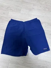 (S) パタゴニア バギーズ ロングス 7インチ タイドフル ブルー