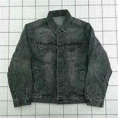 ◇ Θ ウィゴー WEGO BIGデニムジャケット WV24AU08-M0001 ブラック系 メンズ E  【1601150015129】のサムネイル