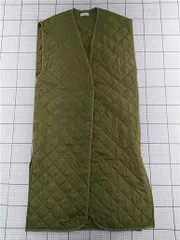 ◇ Θ チルファー CHILLFAR キルティングロングベスト AZ21338C カーキ系 レディース E  【1601150014955】