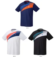 ゴーセン GOSEN テニス ゲームシャツ メンズ レディース 半袖T ソフトテニス バド 部活 チーム トレーニング 練習 吸汗速乾 日本ソフトテニス連盟 日本バドミントン協会審査合格品  T2460 17 ネイビー