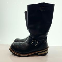 美品 ゲッタグリップ エンジニアブーツ 黒 UK5 24 スチールトゥ ミドル
