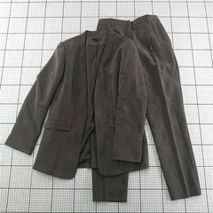 ◇ Θ ラナン Ranan ノーカラージャケット＆テーパードパンツセットアップ Mサイズ レディース E  【1601150028860】