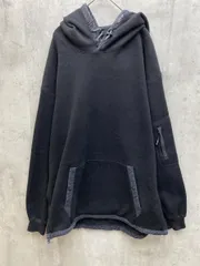 Orange×FREAK’S STORE オレンジ×フリークスストア ヘビーウェイト ニット パーカー プルオーバー 裏フリース sizeL/ブラック ◇■メンズ