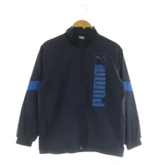 プーマ PUMA キッズ ジャケット ウインドブレーカー 裏地フリース 140 ネイビー /MY ■OS ■GY66