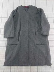 ◇ ⊇ アイテムズ アーバンリサーチ ITEMS URBAN RESEARCH ノーカラーコート グレー系 レディース E  【1601150029515】