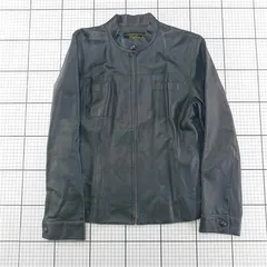 ◇ Θ レリアン Leilian レザー ジャケット ブラック系 11号 レディース E  【1601150029461】