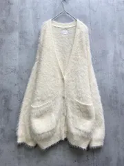 Amiur エミレ 42352403 ニット シャギー オーバーサイズ カーディガン sizeF/クリーム ◆■レディース