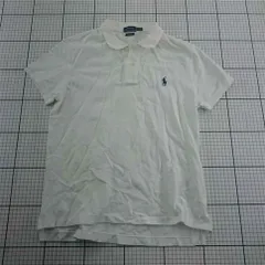 ◇ ⊂ ポロ ラルフローレン POLO RALPH LAUREN クラシックフィット ポロシャツ ホワイト系 メンズ M E  【1601150030849】