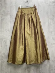 Lily Brown リリーブラウン 変形格子柄ロングスカート size0/オリーブグリーン ■◇レディース