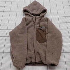 ◇ ⊇ ミルクフェド MILKFED. ボアフリースフーディジャケット ブラウン系 S レディース E  【1601150029836】