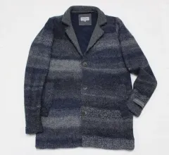 シリーズ メンズ 95% ウール ニット ジャケット カーディガン 良し/R04