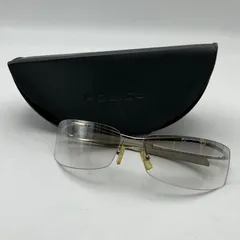 POLICE ポリス サングラス リムレス メタルフレーム シルバー 眼鏡 メガネ （ME81-3456)