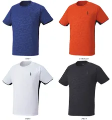 ゴーセン GOSEN テニス ゲームシャツ メンズ レディース 半袖ゲームシャツ 半袖Tシャツ 部活 チーム クラブ サークル 吸汗速乾 消臭 練習 トレーニング  T2340 39 ブラック