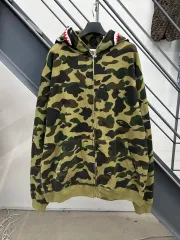 A BATHING APE 00s FIRSTカモフラージュ 迷彩柄 シャーク ジップアップ