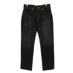 ラングラー デニムパンツ ボトムス ストレート ジーンス メンズ 30サイズ ブラック Wrangler 【中古】