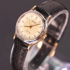 【稼働美品】SEIKOエクセリーヌ　TGPDP　　電池交換済　新品ベルト