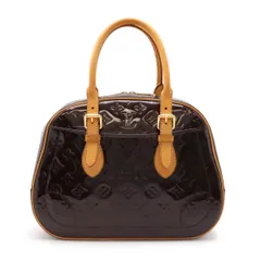 LOUIS VUITTON ルイ ヴィトン モノグラムヴェルニ サミット ドライブ ハンドバッグ トートバッグ エナメルカーフ アマラント M93516