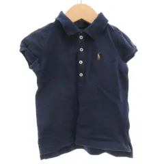 ポロ ラルフローレン POLO RALPH LAUREN ポロシャツ 3 半袖 鹿の子 ロゴ 刺繍 紺 ネイビー /AE ■GY60