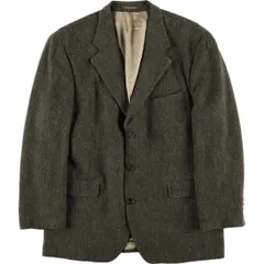 古着 ラルフローレン Ralph Lauren ヘリンボーン ウールテーラードジャケット カナダ製 メンズL相当/eaa459098