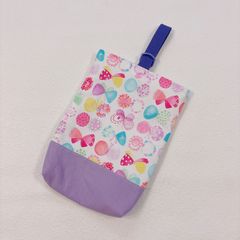 カラフルちょうちょ•リボン柄上履き入れ(ホワイト) - メルカリ