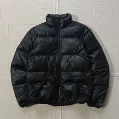 希少　00s　archive　OLD GAP　オールドギャップ　Wジップアップ　キルティング生地　ライトダウンジャケット　パファーブルゾン　襟付き　光沢感　ブラック　黒　XS　裾ゴム　短丈　Y2K　平成ギャル　グランジ　w-zip up down jacket