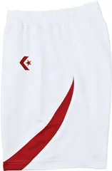 コンバース CONVERSE バスケット ゲームパンツ ボトムス ユニフォーム ゲームウェア 吸汗 速乾 バスケ ミニバスサイズ対応 部活 クラブ 試合 大会 練習 トレーニング メンズ レディース  CB281801Y 1164 ホワイト×レッド