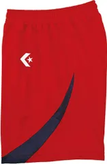 コンバース CONVERSE バスケット ゲームパンツ ボトムス ユニフォーム ゲームウェア 吸汗 速乾 バスケ ミニバスサイズ対応 部活 クラブ 試合 大会 練習 トレーニング メンズ レディース  CB281801Y 6429 レッド×ネイビー