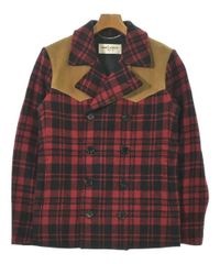 SLP AW14 チェック スエード切替 Pコート 46 - メルカリ
